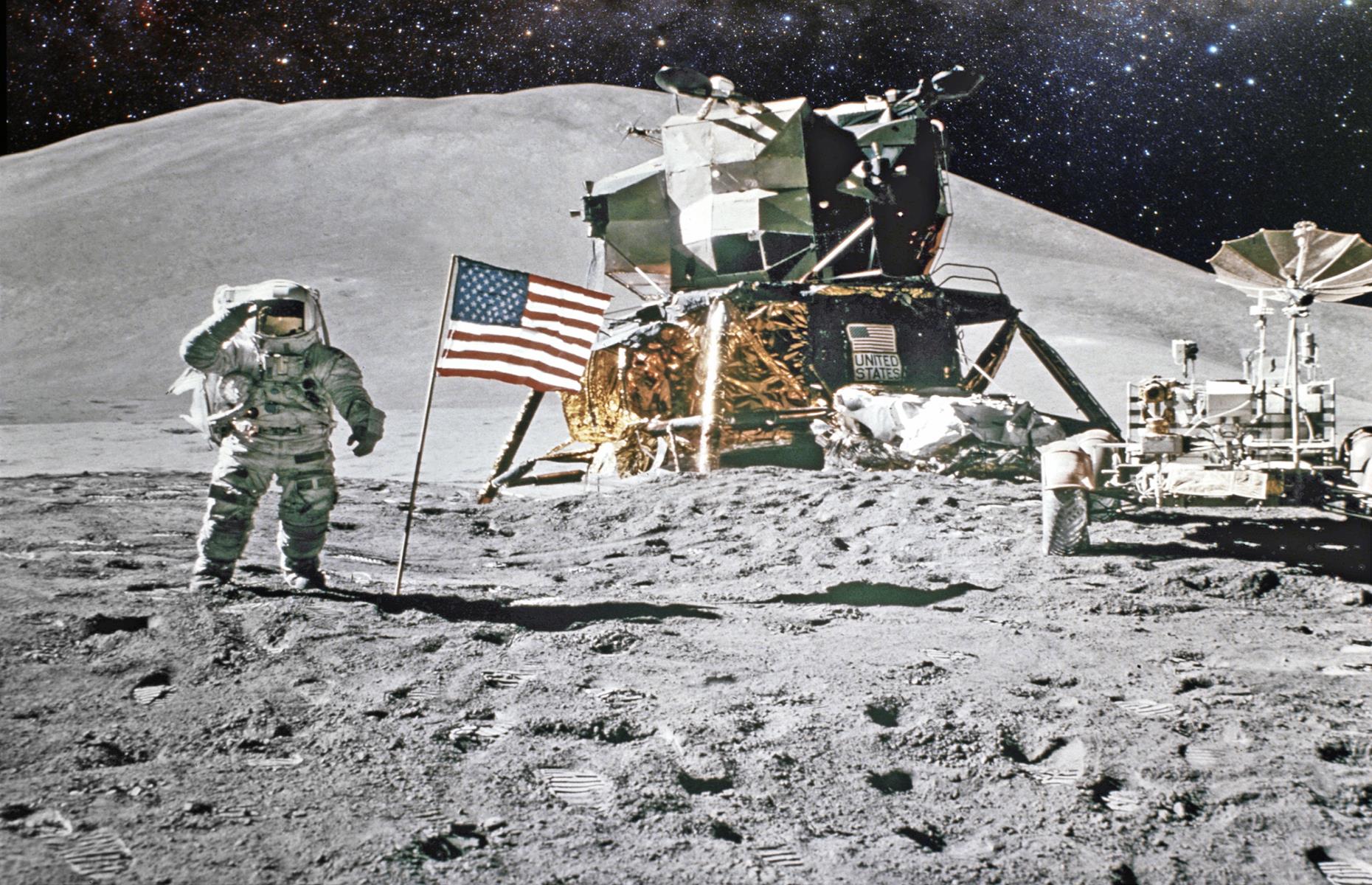 First man on the moon